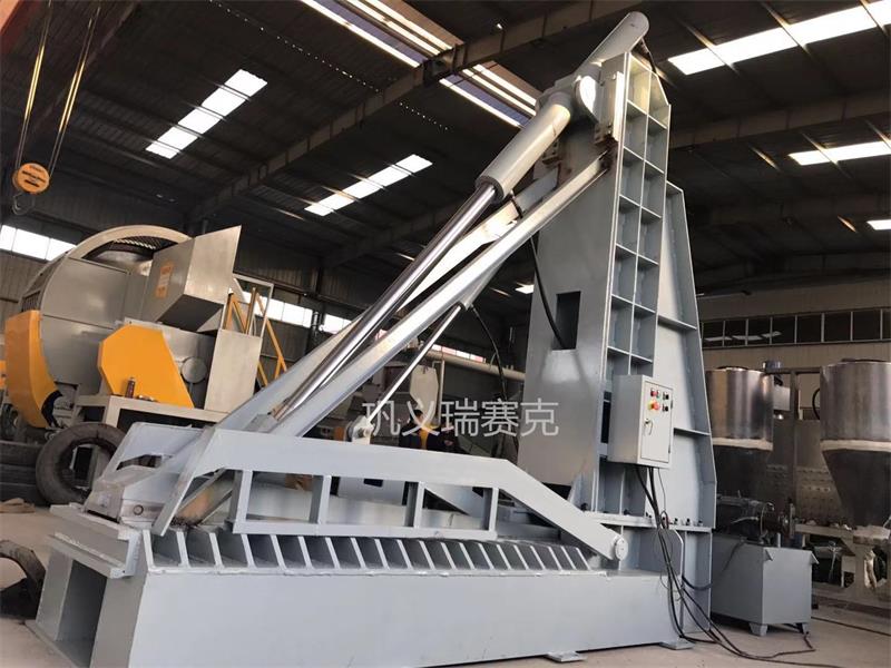 大型廢舊輪胎剪斷處理設(shè)備_輪胎剪斷機(jī)
